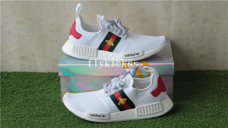 Real Boost Adidas NMD R1 X GC Bee White